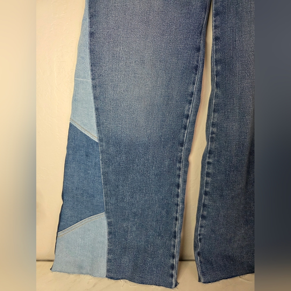 Joe's Jeans Bailey Pieced High Waisted Women's Flared Blue Jeans Size 28 - Picture 6 of 11